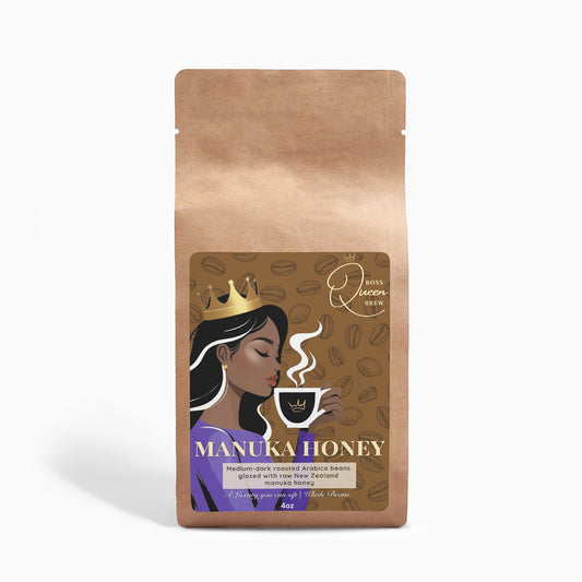 Manuka Honey Coffee 4oz - Boss Queen Brew