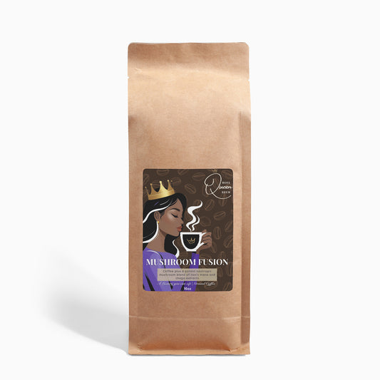 Mushroom Fusion - Lion’s Mane & Chaga 16oz - Boss Queen Brew