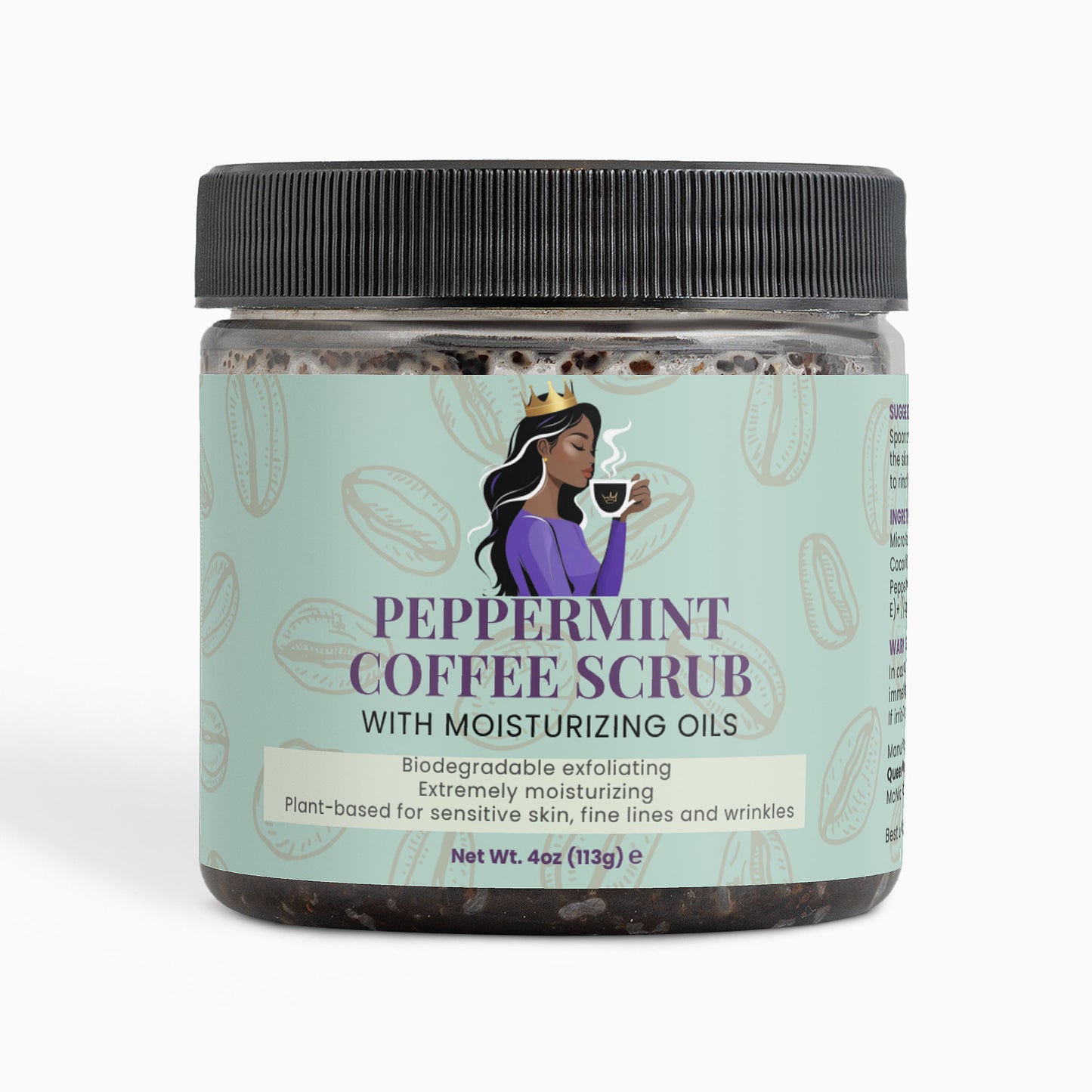 Peppermint Coffee Scrub - Boss Queen Brew