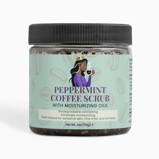 Peppermint Coffee Scrub - Boss Queen Brew