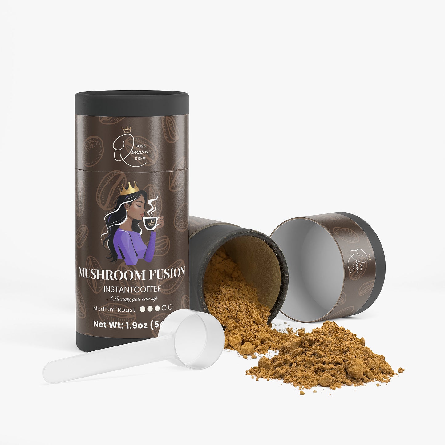 Mushroom Fusion Instant Coffee (Medium Roast)