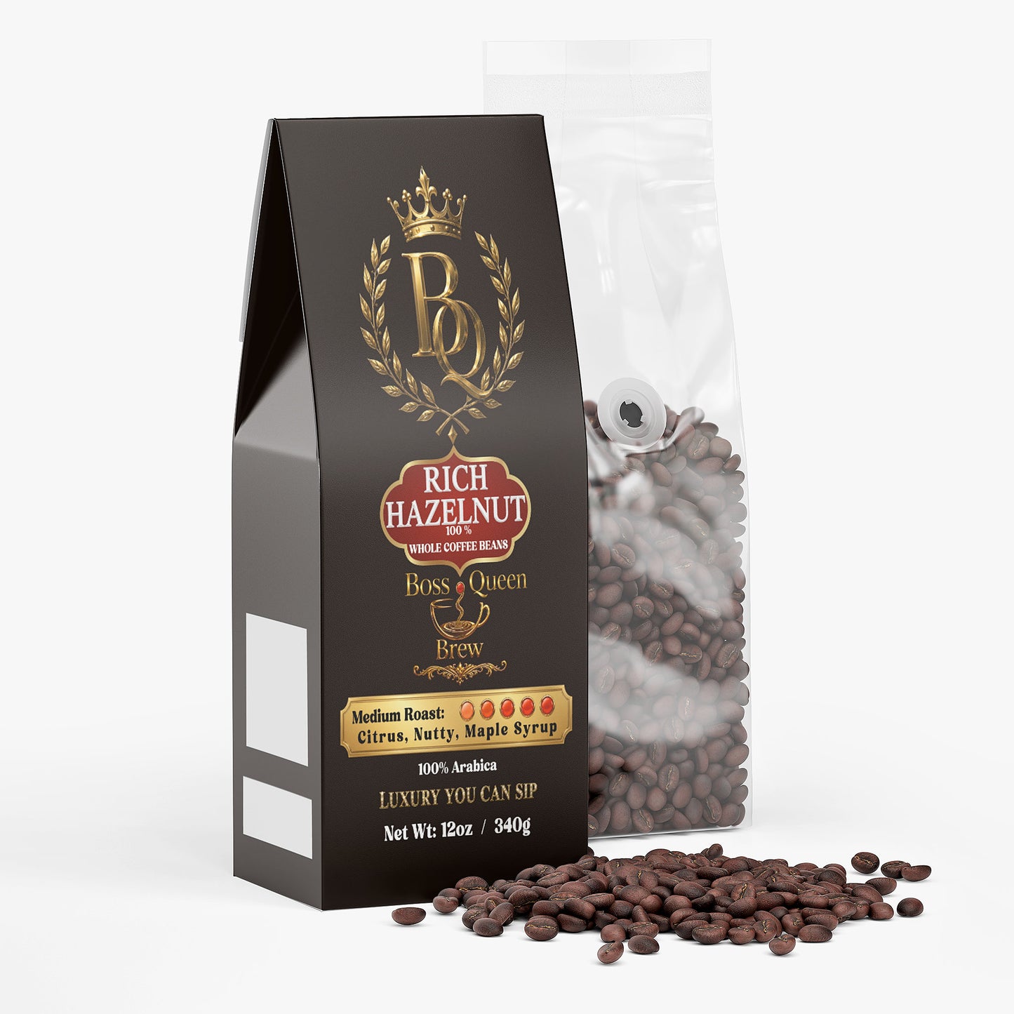Rich Hazelnut Coffee (Medium Roast)