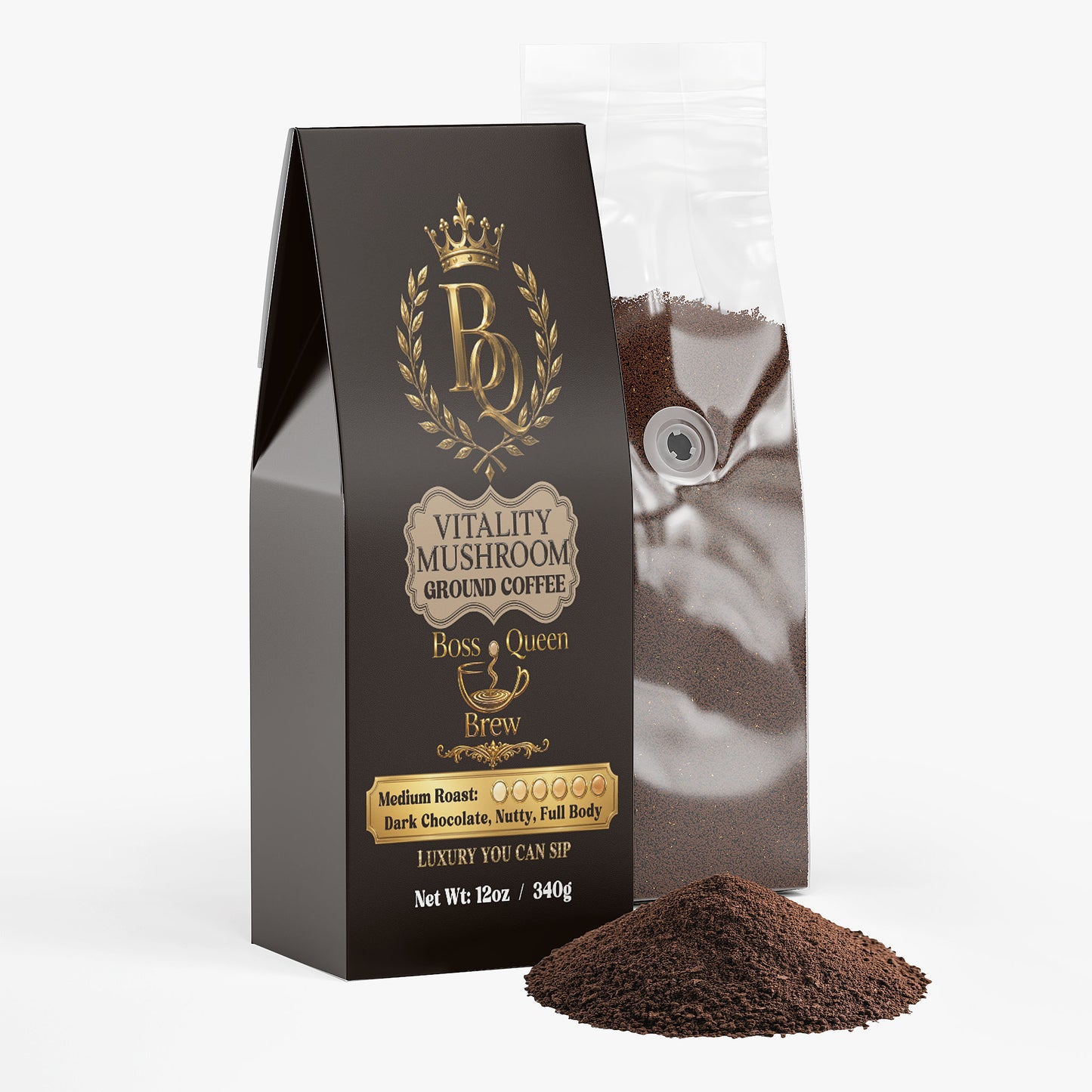 Vitality Mushroom Coffee (Medium Roast)
